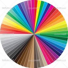 Free Pantone Color Chart Color Swatches Circle Royalty