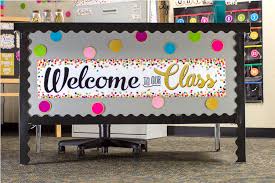 Confetti Welcome To Our Class Banner Alternate Image - Welcome To ...