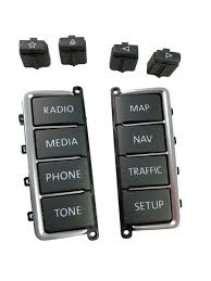 The rns510 radio navigation system is the optional color touchscreen gps on passat sel. Ersatztasten Fur Vw Rns510 Rns 510 Navigationssystem Partsdealer