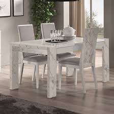 Suitable for use on all surface types. Attoria Gloss White Marble Effect Dining Table With 6 Chairs Sale