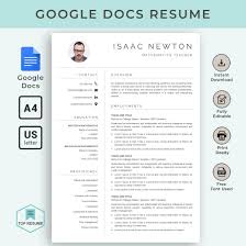 Google Docs Resume Google Docs Resume Template Teacher Resume Template Instant Download Teacher Resume Template Clean Resume Template Cover Letter Template