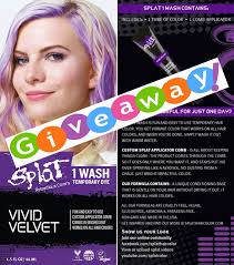 Small amounts of color are transferred to the hair using a brush which is very similar to a mascara brush. Giveaway Splat Hair Color 1 Wash Temporary Hair Dye By Glasgow Skinner Linkedin