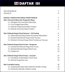 Contoh Daftar Isi Buku Laporan Makalah Proposal Skripsi Buku Proposal Akuntansi