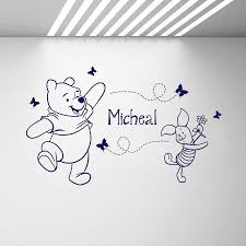 Also, find more png clipart about baby shower clip art,vintage clip art,nature clipart. Disney Winnie Pooh Wall Stickers Bedroom Nursery Home Decor 40 60cm Cartoon Animals Wall Decals Pvc Mural Art Diy Wallpaper Wall Stickers Aliexpress