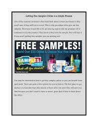 Looking for a poise ® impressa ® sample?. Ppt Getting Free Samples Online Is A Simple Process Powerpoint Presentation Id 7890581