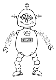 Black And White Robot Drawing How To Draw Rockets And Robots Drawing For Kids Elementary Art Projects Drawings