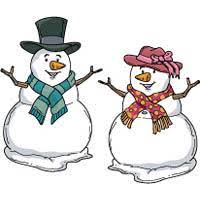 Der schneemann und die schneefrau, stehen an ihrem platz. Projekt Schnee Und Schneemann Kindergarten Und Kita Ideen