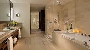 Family One Bedroom Suite New York City Luxury Hotel Langham Place New York Fifth Avenue Bathroom Interior Design Luxury Hotel Bathroom