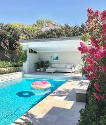 Decor Pools Rectangle Travertine Read More Backyard Pool Landscaping Swimming Pool Landscaping Pool Landscaping