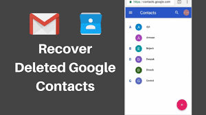 How To Recover Deleted Contacts From Gmail In Phone Youtube