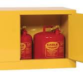 15 Gallon Fire Cabinet, 1 Shelf, 2 Doors, Manual Close, Add-On, Yellow -  ADD15X