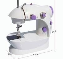 Mesin Jahit 2 in 1 Alat Jahitan Pakaian Baju Mini Portable Sewing Machine  2in1 Desain Mungil Praktis