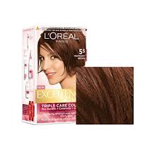 loreal paris excellence creme hair color 5 5 mahogany brown 72 ml 100 g