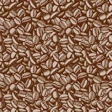 Painted Coffee Beans Background Vector Material Coffeegrindervintage Kopi Gambar Desain