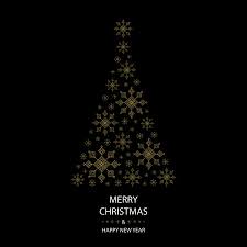 Leggi il testo last christmas mina. Christmas Tree Shaped From Gold Snowflakes On Black Background Royalty Free Cliparts Vectors And Stock Illustration Image 65254602