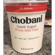Fast delivery to your home or . Chobani Greek Yogurt Whole Milk Plain 5 Milkfat Calories Nutrition Analysis More Fooducate