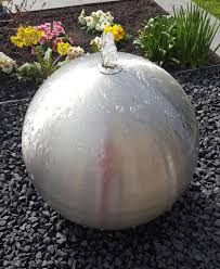 Jetzt günstig die wohnung mit gebrauchten möbeln einrichten auf ebay. Kugelbrunnen 40 Cm Edelstahl Matt Geburstet Incl Real De