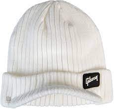 The knit cap is made of a 100% acrylic material and has been redesigned larger to cover the ears. Gibson Radar Knit Beanie White Beanie