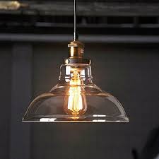 Kiven Vintage Industrial The Glass Bowl Of Vintage Edison Pendant Light Nordic Country In Glass Ceiling Lights Vintage Pendant Lighting Ceiling Pendant Lights