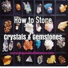 How To Store Your Gemstones Crystals Crystals Crystals And Gemstones Diy Crystals