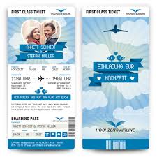 Karte hochzeit vintage hochzeit feiern save the date hochzeitskarten ideen hochzeit danksagungskarten. Hochzeit Einladungen First Class Flugticket In Blau