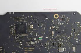 The schematic diagram is a drawing which by means of standard symbols, shows all the significant components, tasks, parts, connections of a circuit, and flow of any particular laptop or object. Looking For Replacement Surface Mount Component In Macbook Air A1466 Mainboard Ask Different