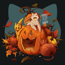 Proxy Comics | Years ago I tried sketching up some cute little Halloween  designs and they never felt good enough to finish- Well, I finally sucked  it up... | Instagram