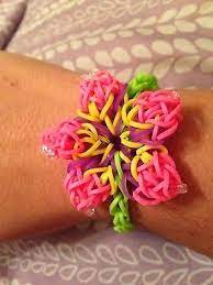 Rainbow Loom Patterns Hibiscus Flower Rainbow Loom Pattern Rainbow Loom Patterns Rainbow Loom Creations Rainbow Loom Designs