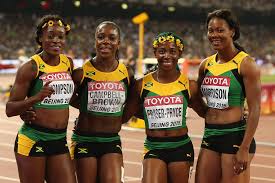 Born 28 june 1992) is a jamaican track and field sprinter specializing in the 100 metres and 200 metres.she completed a rare sprint double, winning gold medals in both events at the 2016 rio olympics, where she added a silver in the 4×100 m relay. Veronica Campbell Brown Shelly Ann Fraser Pryce Natasha Morrison Elaine Thompson Shelly Ann Fraser Pryce And Elaine Thompson Photos Zimbio