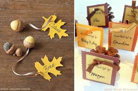 Then have guests write down what makes them grateful! Six Last Minute Place Card Ideas For Thanksgiving Place Card Holders Thanksgiving Place Cards Thanksgiving Name Cards