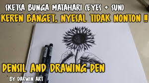 Rhapsody bunga matahariterasa kembalinya jasadku waktuku bersamamukelam malam resah tiada siapa yang pedulisinaran matahari.c/okau bunga mataharihadirmu. Sketsa Bunga Matahari Super Cantik Drawing Pen Youtube