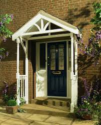 Selecting the right exterior lighting for your front door is important, especially as our days are growing darker earlier. How To Build A Door Canopy Roof Yourself Blueprint Joinery