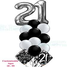 Choose the number (s) and the color you would like at checkout! My Custom Balloons 21st Birthday Big Number Balloon Bouquet Delivery