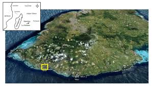 The northern part is a plain that rises to a central plateau, varying in elevation from about. Sampling Sites Along The Southern Coast Of Mauritius Island Indian Download Scientific Diagram