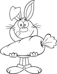 Osterhase Mit Einer Karotte Zum Ausmalen Ausmalbilder Malvorlagen Ostern Osterhase Kindergarten Os In 2020 Malvorlage Hase Osterhase Osterhase Malen