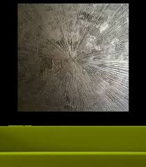 Anthrazit Glanzend 3 D Rahmen 100x100x4cm Handgemalt Pop Art Leinwandbild Abstract Artwork Abstract Artwork