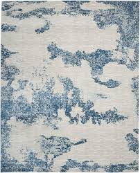 Light blue centerpiece area rug. Etchings Etc03 Ivory Light Blue 8 X 10 Area Rug