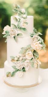 Soft Greenery Wedding Cake Wedding Cake Greenery Floral Wedding Cakes Romantic Wedding Cake