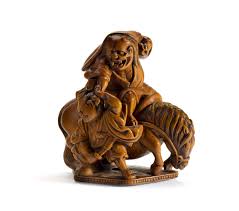 Create your japanese work of art with this new, comprehensive title on the intricate skill of japanese netsuke carvings. A Carved Wood Netsuke Of A Warrior Netsuke Carving Japanese Art