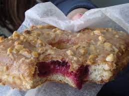 Peanut Butter Jelly Donut From The Donut Plant In Nyc This Was The First Donut Hannah Ever Loved Food Tasty Peanut Butter Jelly