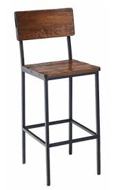 Wood and black iron bar stools. Vitro Tuk 1100 Bs Tucker Series Rustic Walnut Seat Back Steel Frame Barstool Industrial Bar Stools Wood Bar Stools Reclaimed Wood Bars