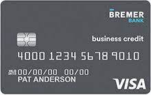 Apr 23, 2021 · credit card application gets reviewed and approved shortly. Bremer Bank Visa Signature Business Company Card Info Reviews