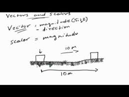 Displacement Vector To The Right V Distance Scalar Physics Displacement Vector Teaching