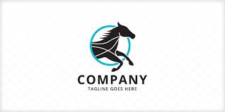 Black Horse Logo Template By Zixlo In 2020 Logo Templates Horse Logo Black Horse