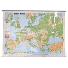 In western europe, a wide series of tribes and tribal alliances moved into positions of power in the remnants of the former roman empire; Harta Fizica A Europei