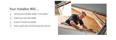 Attic Ladder Installation Replacement Lowe S
