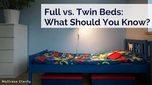 A twin mattress is the smallest size of regular mattress you're going to find (see the mattress size guide for more). Full Vs Twin Beds What Should You Know Mattress Clarity