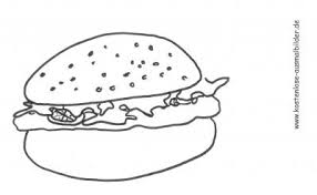 Malvorlagen Ausmalbilder Hamburger Ausmalbilder Lebensmittel Malvorlagen