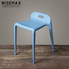 Low Back Polypropylene Plastic Stacking Stool Dining Chair View Plastic Stacking Chair Wisemax Product Wood Dining Chairs Modern Dining Chairs Dining Chairs