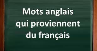30 Mots Anglais Qui Proviennent Du Francais Mots Anglais Apprendre Le Francais Parler Anglais